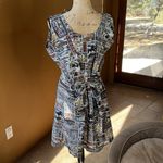 NWOT Rima Beach World Beachwear Hawaiian Dress Size Large Black Photo 2