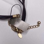 Chico's Chico’s Nala Charm Pendant Necklace Long NWT Neutral Leather Lariat Tribal Photo 6