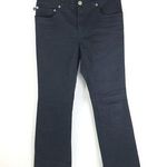 Ralph Lauren Polo Jeans Co  Womens Jeans Boot Cut Split Hem Stretch Black 2 Photo 0
