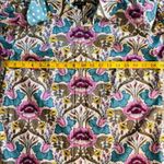 Talbots  Roll-up Long Sleeve Cotton FLORAL/POLKA DOT Blouse Sz S Multicolored‎ Photo 11