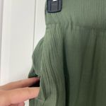 Loft NWOT  women’s high rise straight olive green stretch elastic‎ loose pants S Photo 3