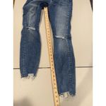 H&M  Jeans Womens 28" Skinny Stretch Distressed High Rise Travel Concert Punk Photo 3
