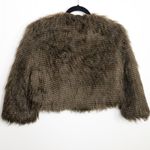 BE Be faux fur Cropped jacket Size M Photo 7