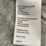 Weatherproof Vintage Fleece Faux Fur off White Blue Boho Soft ¼ Zip Jacket SZ M Photo 7