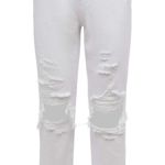 Pistola White Blizzard Presley High Rise Relaxed Roller Denim Jeans Size 26 NWOT Photo 8