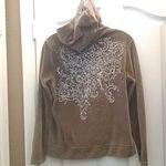 FINAL MARKDOWN Tribal zip front velour hoodie medium Photo 10