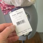 Free People Tea Combo Pink and Red Ruched 3/4 Sleeve boho top size med NWT Photo 2