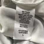 Le lis Skirt Blue/White Pattern Pull-On Stretch Waist With Zipper Pockets Size L Photo 4