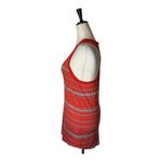 James Perse Standard Tank Top Women Medium Red Striped Racerback Top Athleisure Photo 5