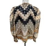 MISA Los Angeles NWT- SIENA Top in Alhambra Mosaic, size Medium Photo 4