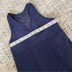 Lululemon  Deep V Mesh Back Activewear Muscle Tank Top Blue (Size 6) Photo 2