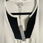 Joseph A . Women’s Tank Sleeveless V Neck Top White Black Size XL NWT Photo 2