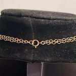 Vintage 1/20th 14kt Gold Filled double strand pave set crystal spike necklace Photo 5