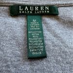 Lands' End Lauren Ralph Lauren Gray Cotton Long Sleeve size M Photo 2