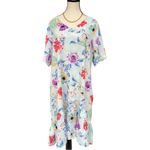 Tolani  Collection Iggy Floral Dress Large, Floral Ruffle V Neck Midi Dress Photo 3