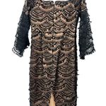 Bariano Luminier by S Off Shoulder Lace Short Dress Bell Sleeve Cocktail Women Photo 2