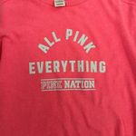 Victorias Secret Pink Hot Pink Oversized Sweatshirt Size S Photo 2