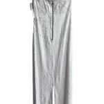 Alice + Olivia NEW NWT  Valli Cutout Sequined Cami Maxi Dress In Off White Photo 6