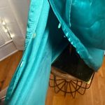 PRETTYGARDEN  Green Asymmetrical Ruched One-Shoulder Cocktail Gown Photo 3