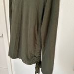 Ann Taylor Anne Taylor Olive Green Long Sleeve Womens Shirt Photo 3