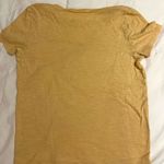 American Eagle Mustard Baby Tee Crop Top Photo 1
