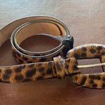 Veronica Beard Leopard Print Women's Belt Photo 0