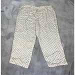 Women’s Silk Pajama Pjs Set Tank & Capris Ivory/Cream 3X Size undefined Photo 4
