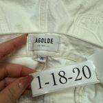 AGOLDE  Shorts Womens Size 25 Parker White Denim Cutoff Frayed Hem Distressed Photo 9