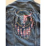 Ralph Lauren XL denim & supply jacket Aztec western American flag Dreamcatcher Photo 3