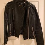 Forever 21 Black Leather Jacket Photo 0