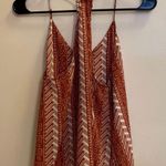 Wet Seal Boho pattern Tank Top Orange Photo 3