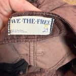 Free People NWT Risk Taker High Rise Straight Corduroy Pants Brown Size 29 Photo 6