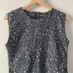 Kate Spade Saturday Black and White Sleeveless Dress dots Spotted tiered mini 8 Photo 8