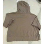 Calvin Klein Logo Cropped Performance Short Sleeve Hoodie Women’s Size Small Photo 6