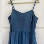 Modcloth Tiered Blue Dress Photo 1