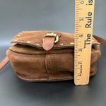 Patricia Nash Isola Flap Garment Washed Burnished Suede Leather Crossbody Bag Photo 10