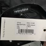 Retrofête Cynthia Jumpsuit Black Coated Flared Leg Retro Revolve Women’s Size S Photo 13