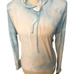 Derek Heart tie dye blue and white hoodie Photo 0
