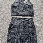 Evolution and creation Leopard Print Sports Tank and Shorts Set Photo 4