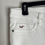 Hollister  Y2K White Skinny Low Rise Ripped Jeans size 28 Photo 4
