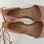 Madewell Arielle D'Orsay Pointed Toe Suede Ankle Wrap Flat in Pink Size 9 Photo 4