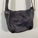 Foley + Corinna Women's Dark Grey Leather Saddle Crossbody Bag Photo 9