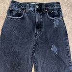 Abercrombie & Fitch Abercrombie &‎ Fitch A&F Curve Love ‘90s Straight Ultra High Rise Black Jeans 24 Photo 4