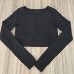 Lululemon Ebb to Street Long Sleeve Ribbed
Shirt Size 8 Dark Grey Top Photo 1