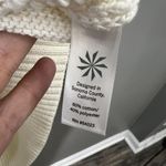 Athleta  Women Breckenridge Sweater XL Ivory Top Cowl Turtleneck Long Sleeve Knit Photo 2