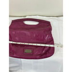 Nine West Women's Clutch Purse Purple Snakeskin One Size Photo 7