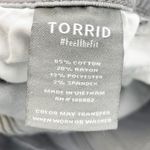 Torrid Mid Rise Shortie Short Super Soft Grey Wash Distressed Denim Size 20 Photo 6