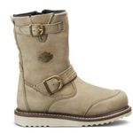 Harley Davidson  Women’s Size 6 Hanlon Soft Suede Leather Boots Sand Beige D84467 Photo 0
