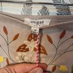 Umgee  nwt Boho Embroidered Mini Skirt Bird Flower Mexicana Folk Pattern Sz M Photo 3