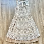 Francesca's Janelle Keyhole Neck Tulle Lace A-Line Dress Size M NWT Photo 3